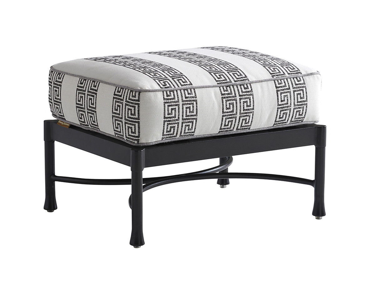 Pavlova - Fabric Ottoman - White