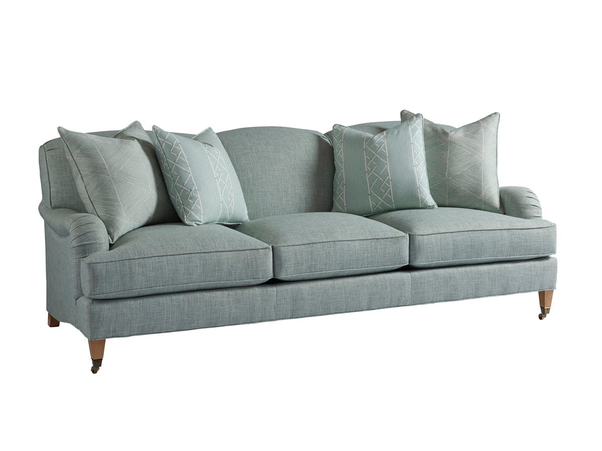 Barclay Butera Upholstery - Sydney Sofa With Brass Casters