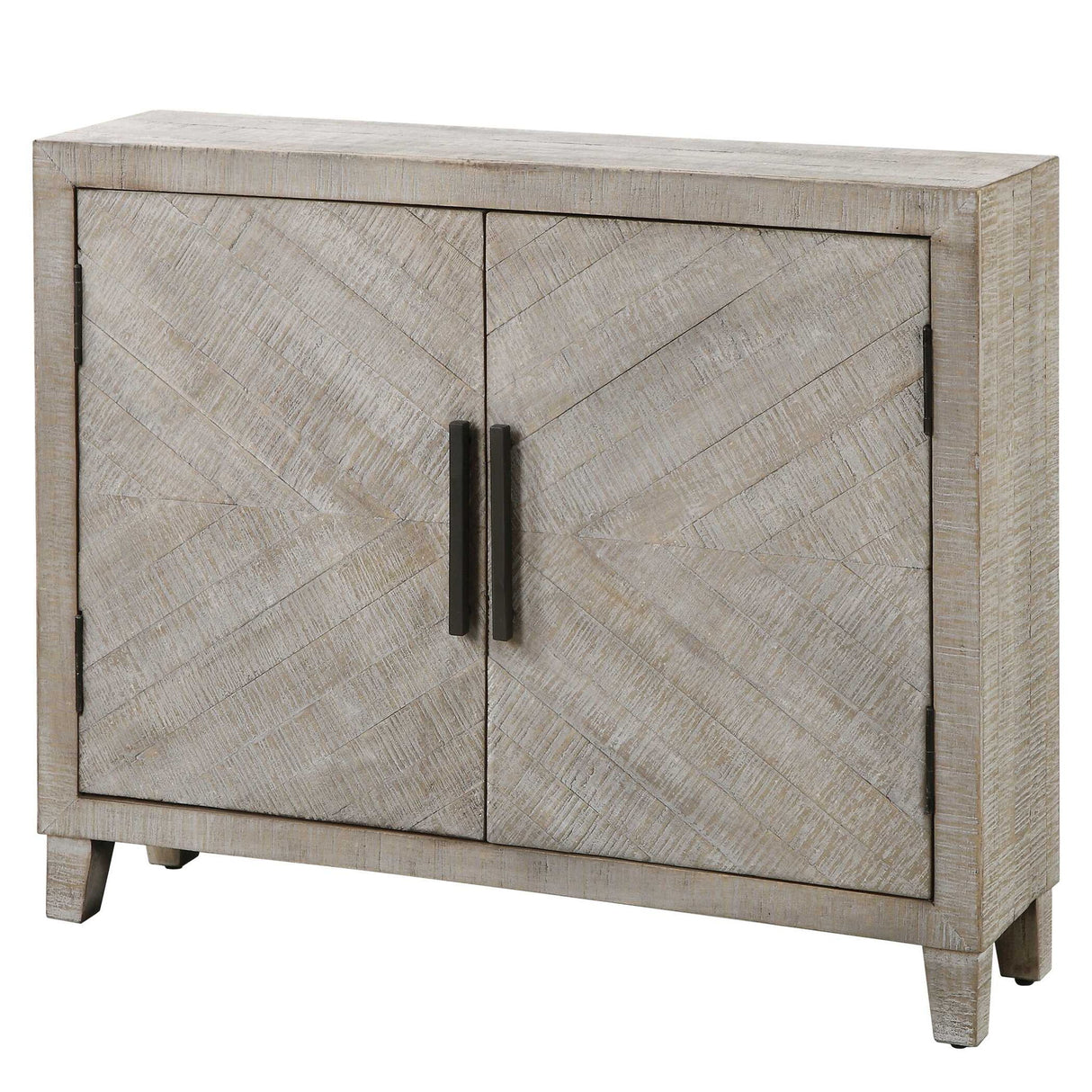 Adalind - Washed Accent Cabinet - White Washed