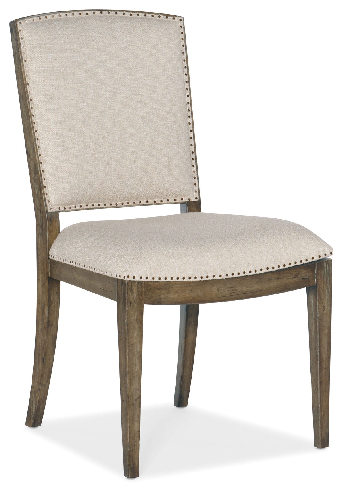 Sundance - Carved Back Side Chair (Set of 2) - Beige / Light Brown