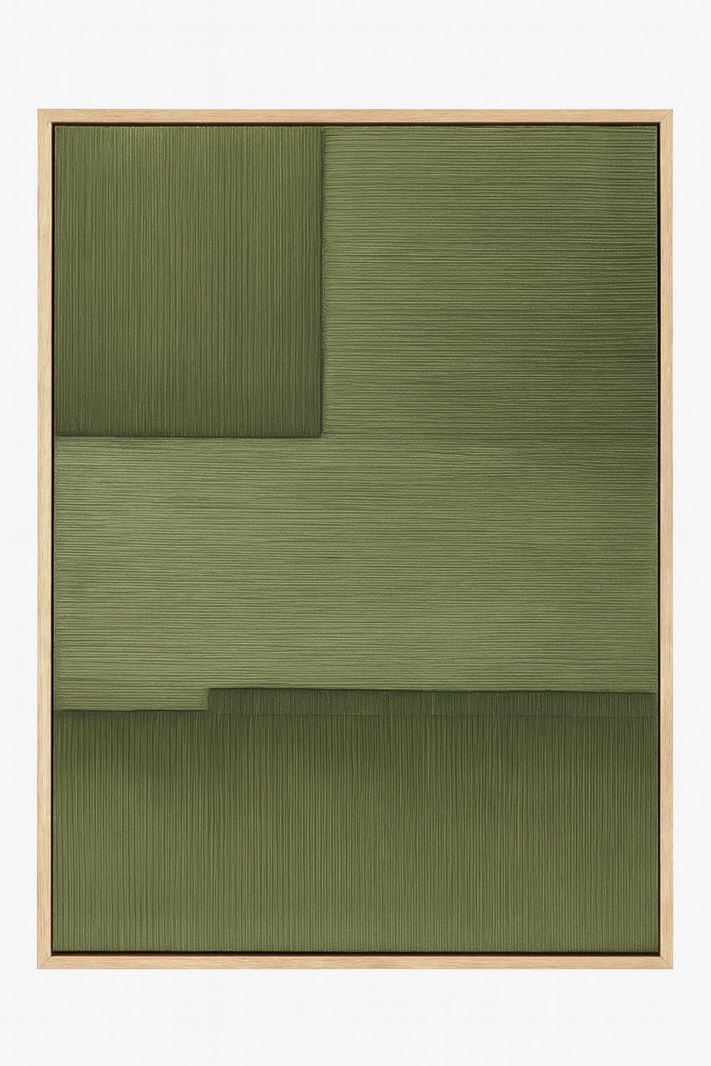 Framed Canvas Sycamore Bark - Natural