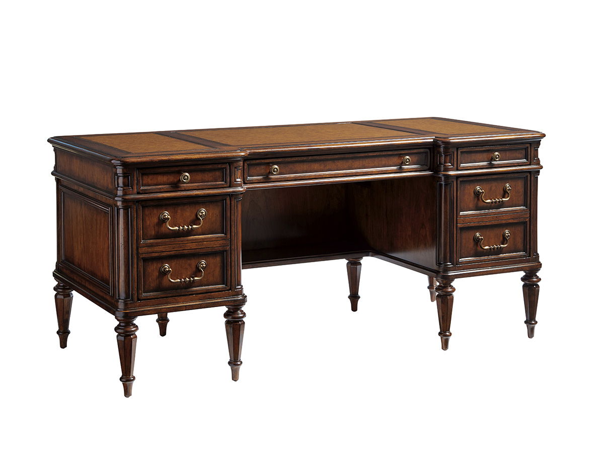 Richmond Hill - Wesley Desk - Dark Brown