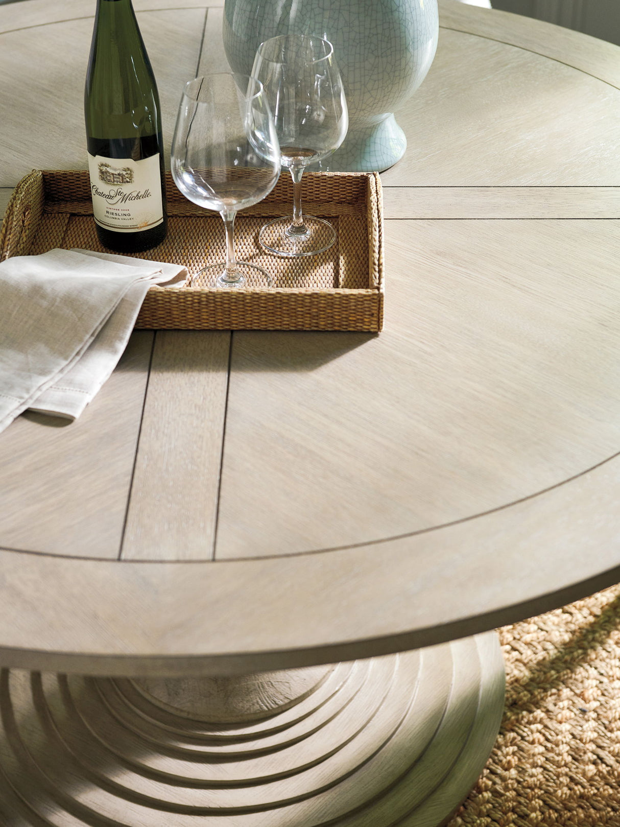 Malibu - Topanga Round Dining Table - Beige
