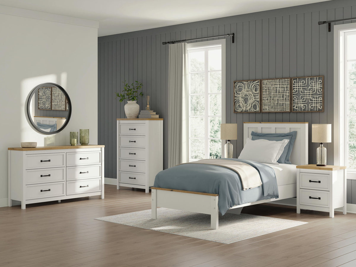 Kerisden - Panel Complete Bed Frame