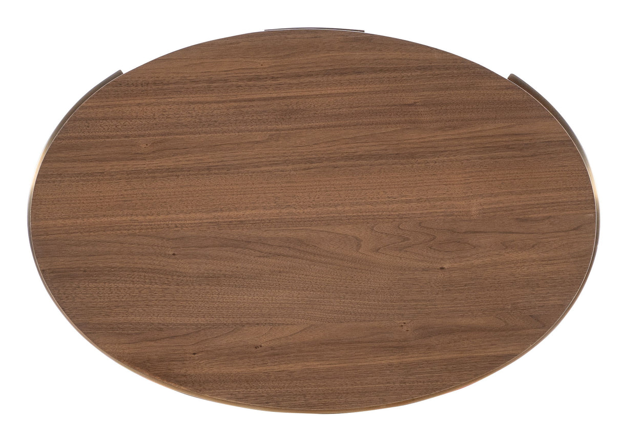 Eleana - Oval Nightstand - Medium Wood