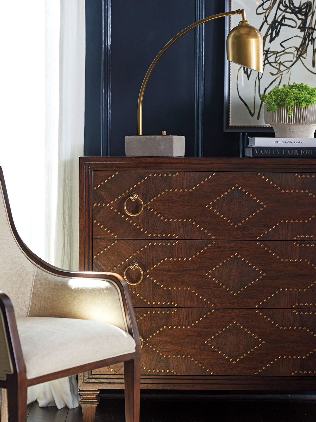 Silverado - Woodland Drawer Hall Chest - Dark Brown