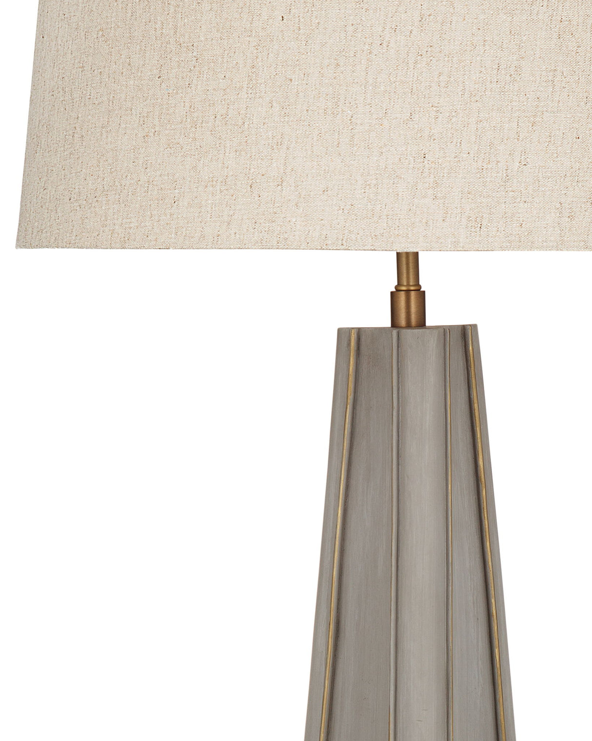 Moreland - Table Lamp - Antique Gray / Gold Highlights