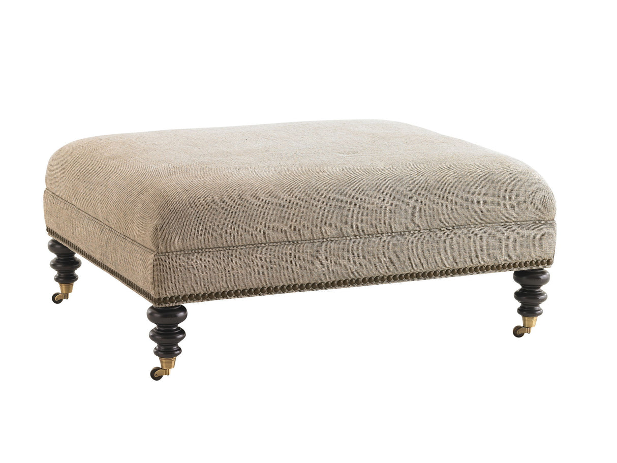 Kingstown - Cooper Cocktail Ottoman - Dark Brown