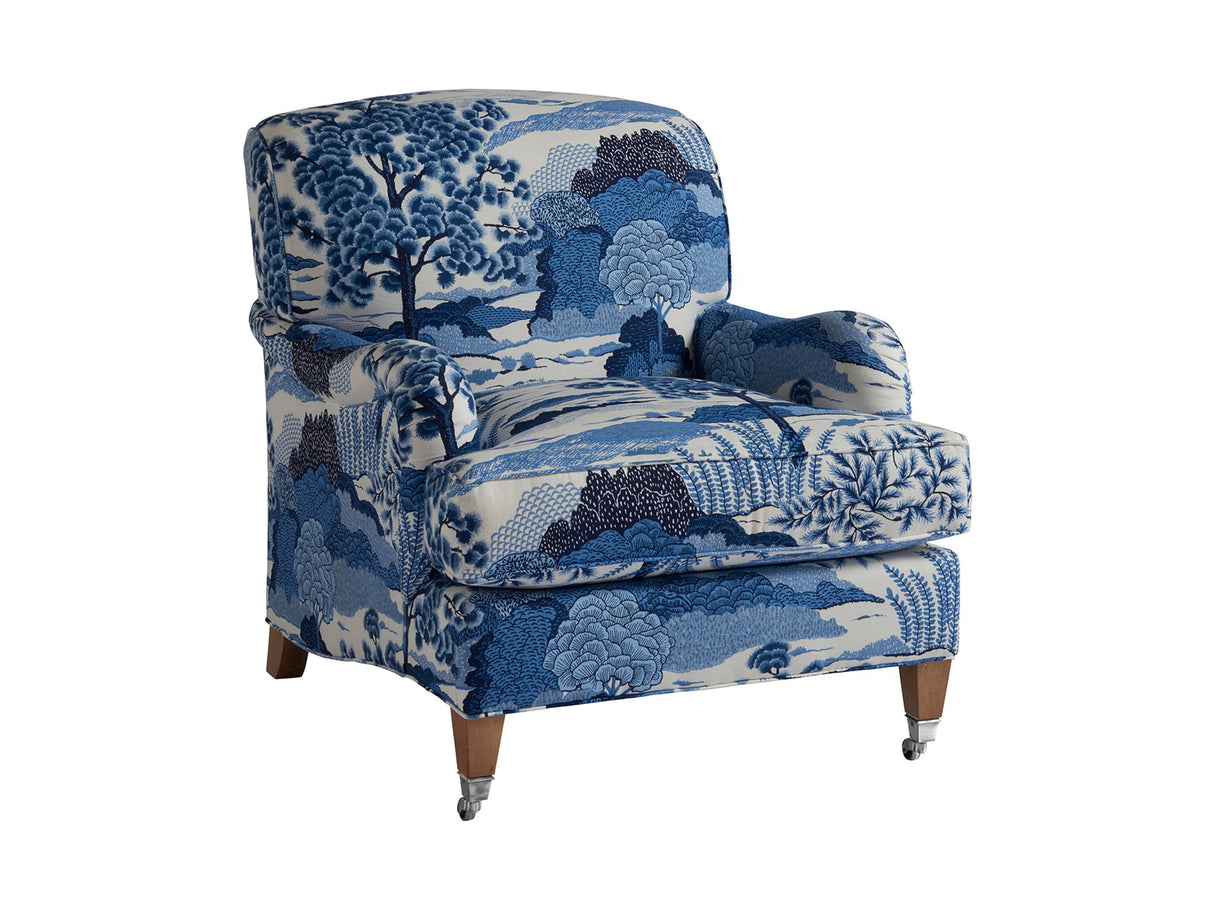 Barclay Butera Upholstery - Sydney Chair With Pewter Casters