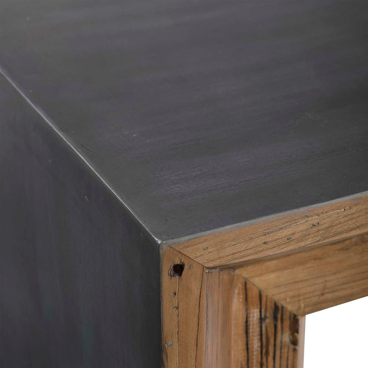 Vail - Reclaimed Wood Console Table - Brown, Dark