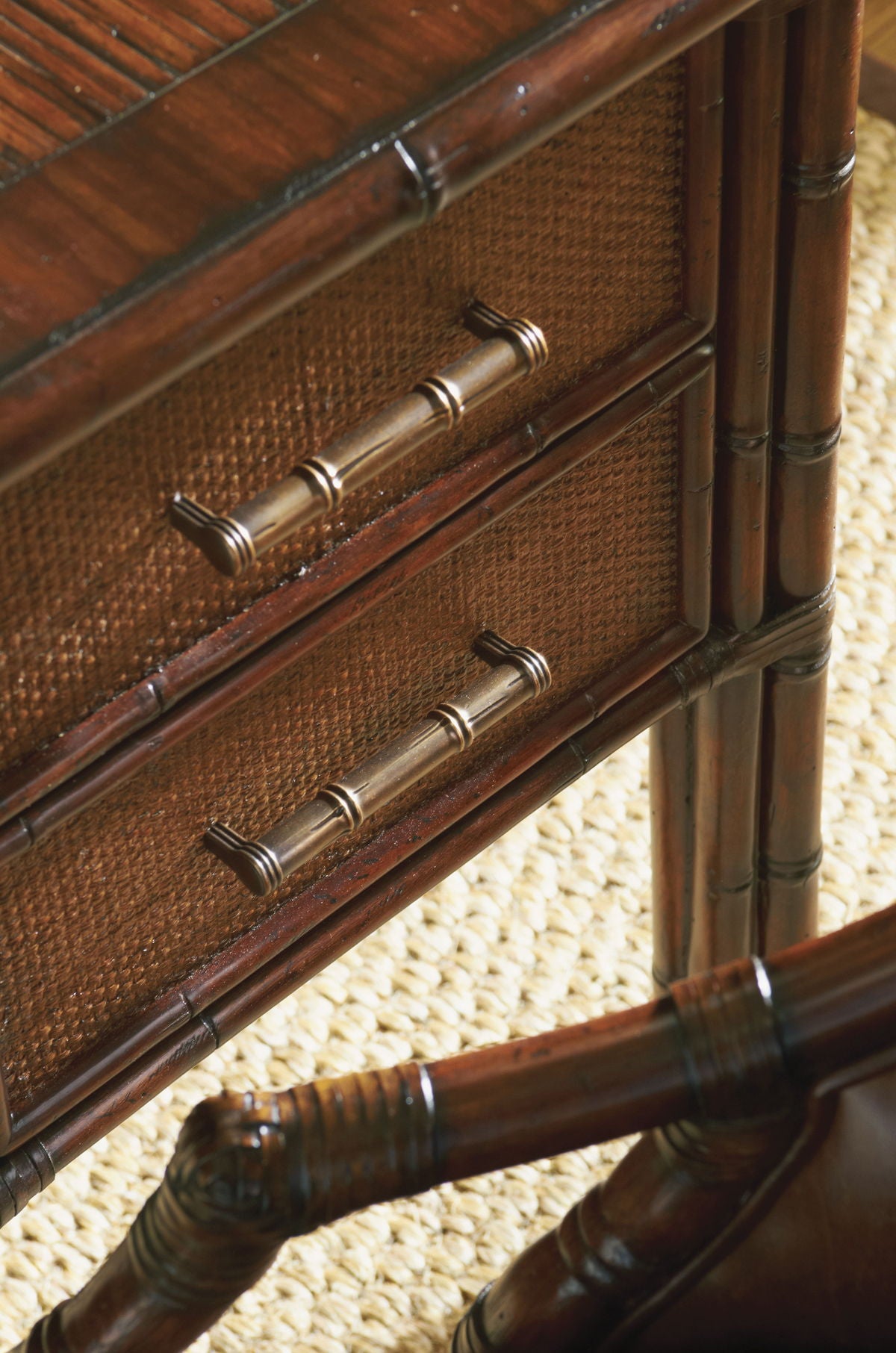 Bal Harbour - Paradise Isle Writing Desk - Dark Brown