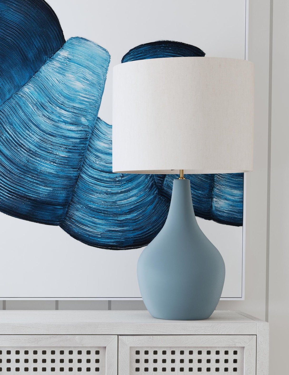 Rawlins - Table Lamp - Blue
