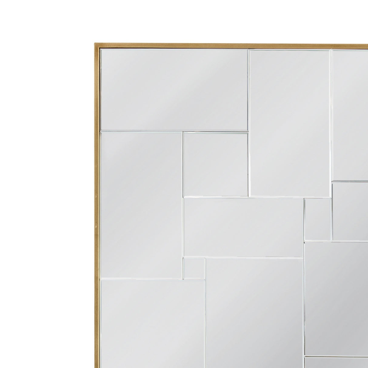 Delphine - Floor Mirror - Antique Gold