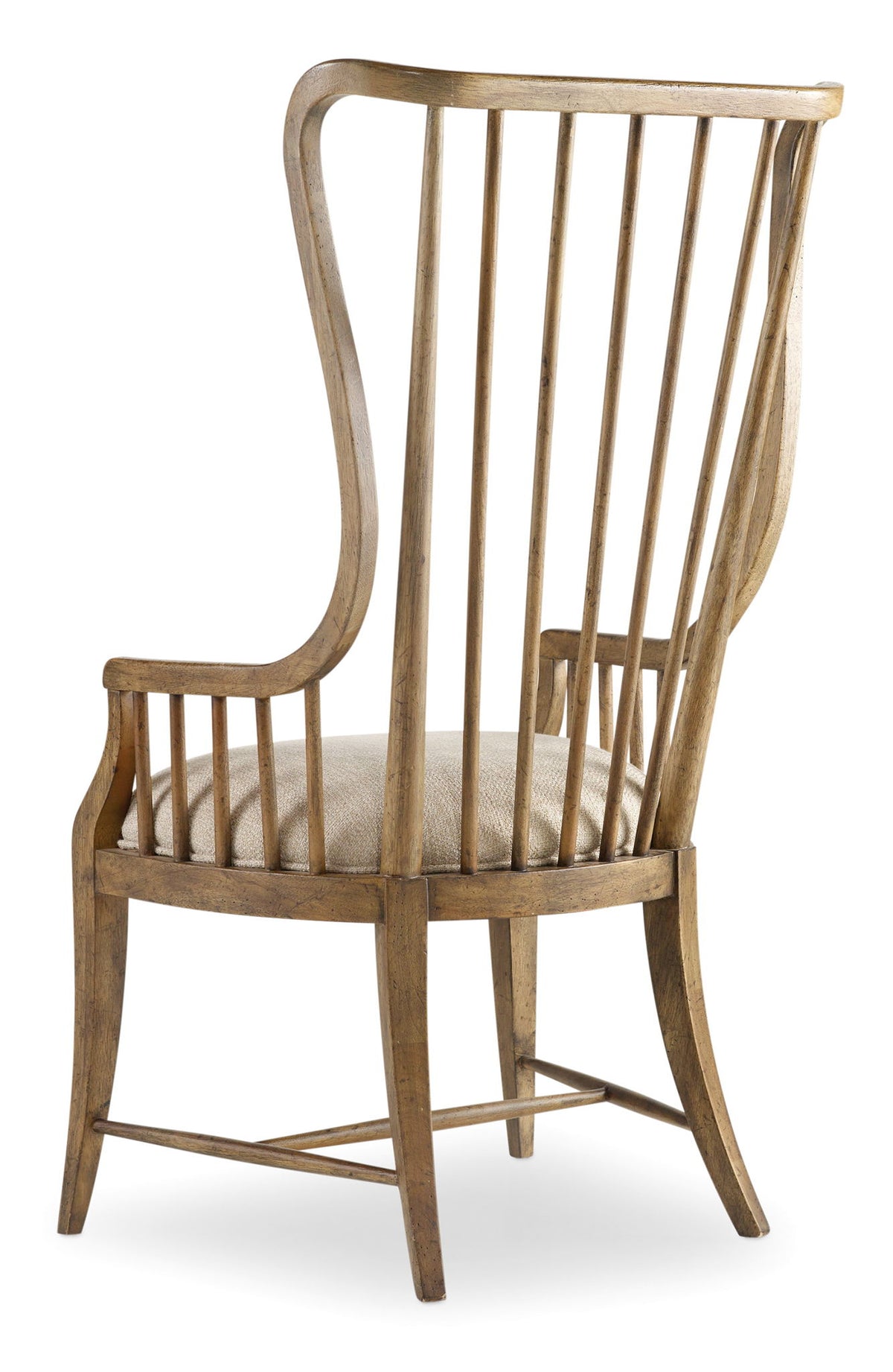 Sanctuary - Tall Spindle Arm Chair (Set of 2) - Beige