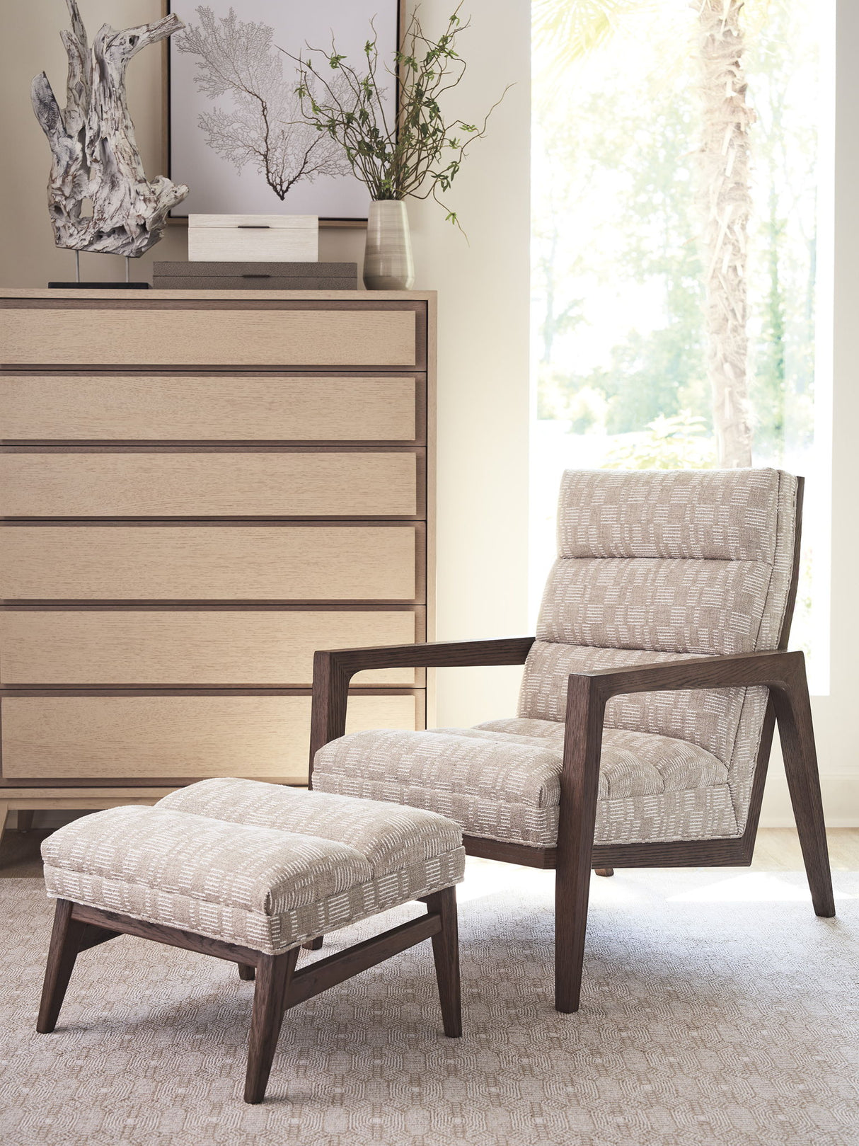 Sunset Key - Hayley Ottoman