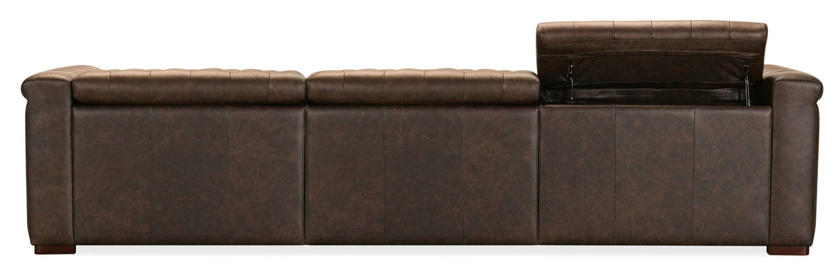 SS - Savion Deux Sofa With Two Power Recliners And Three Power Headrests