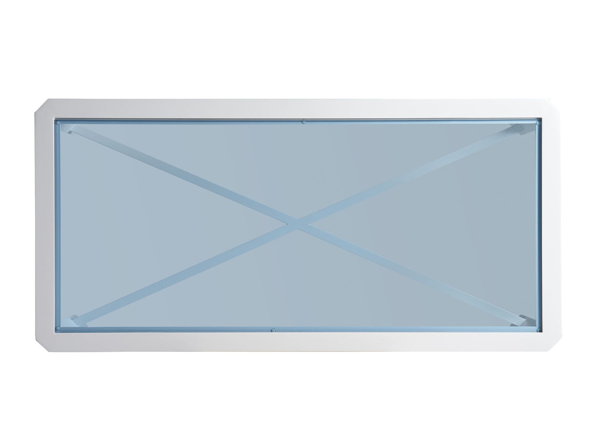 Ocean Breeze Promenade - Rectangular Cocktail Table - White