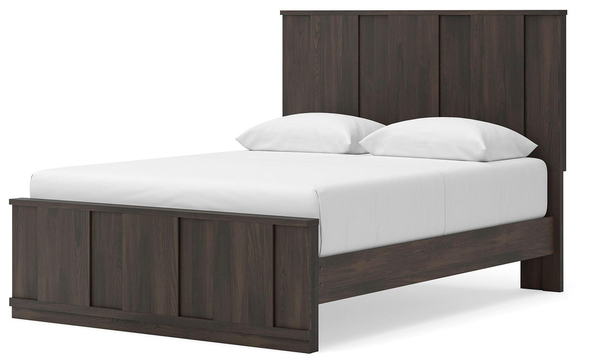 Shaehartin - Panel Platform Bed