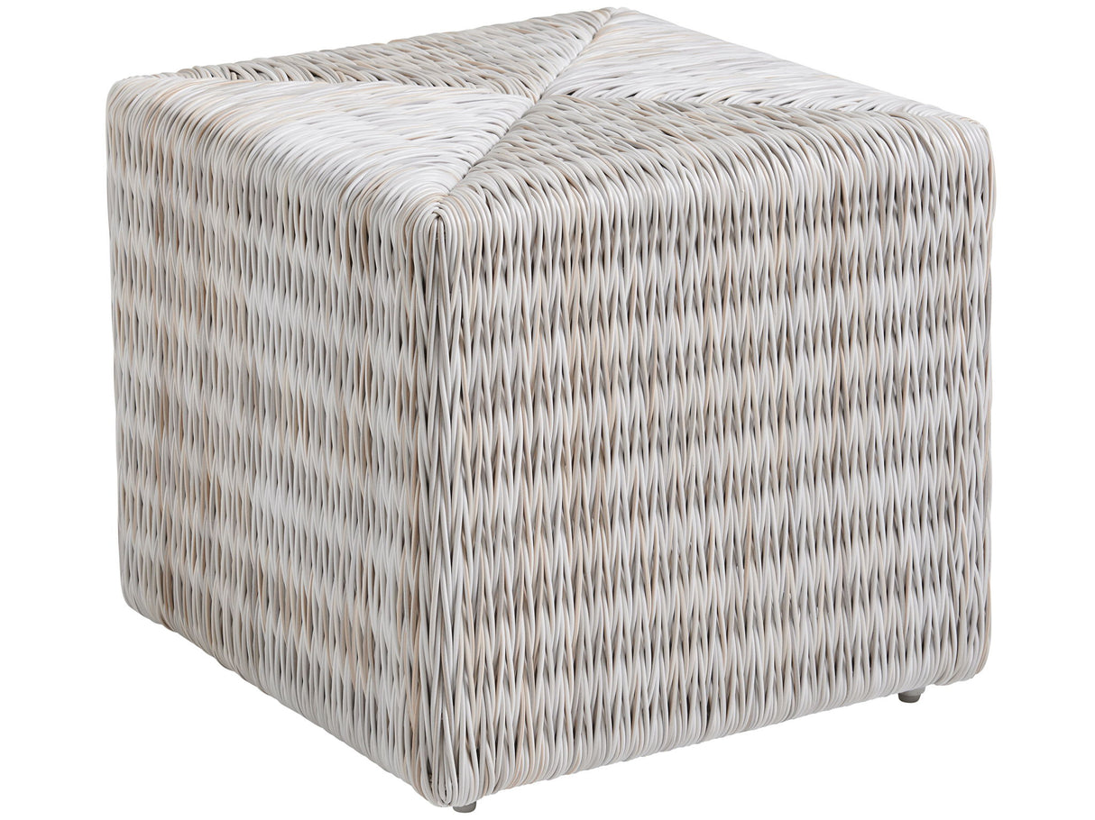 Seabrook - Cube Ottoman - White