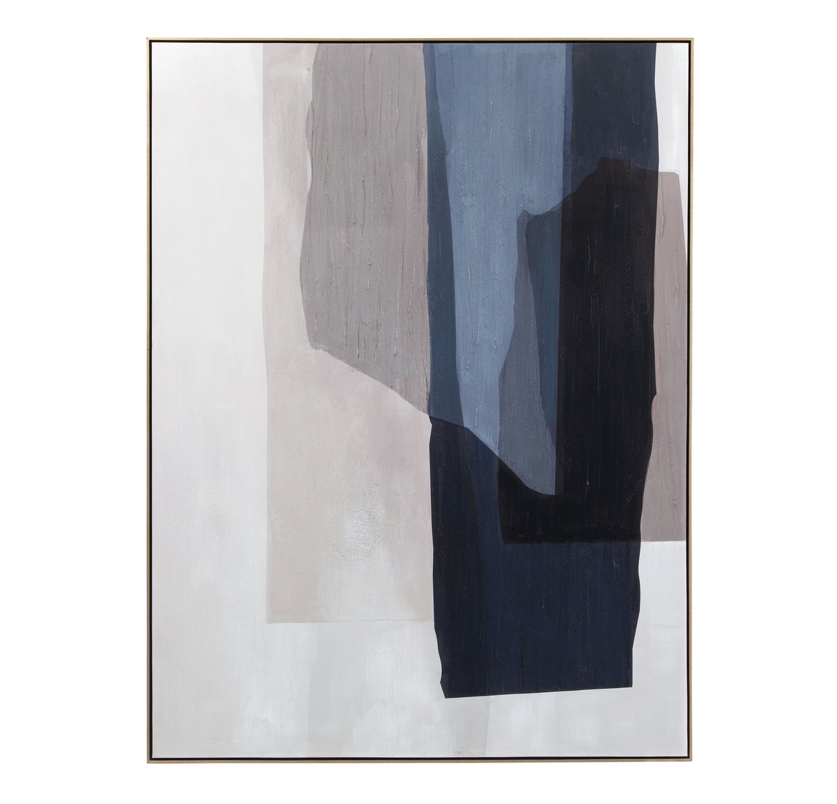Salone Canvas Art - Beige / Blue