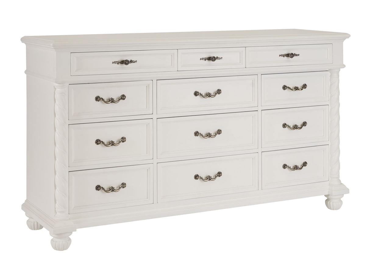 Villa Blanca - Aegean Triple Dresser - White
