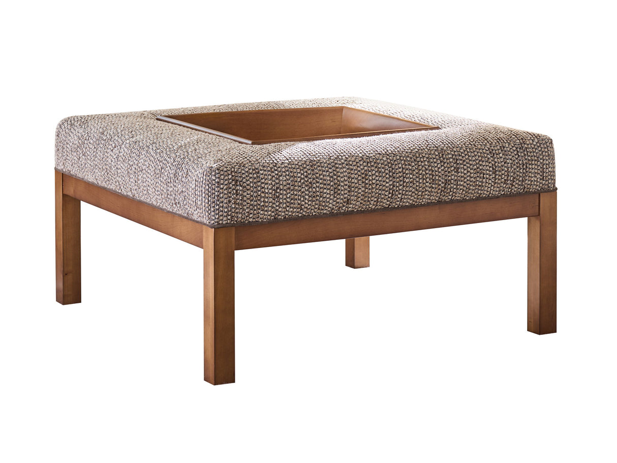 Lexington Upholstery - Crandon Park Ottoman - Light Brown