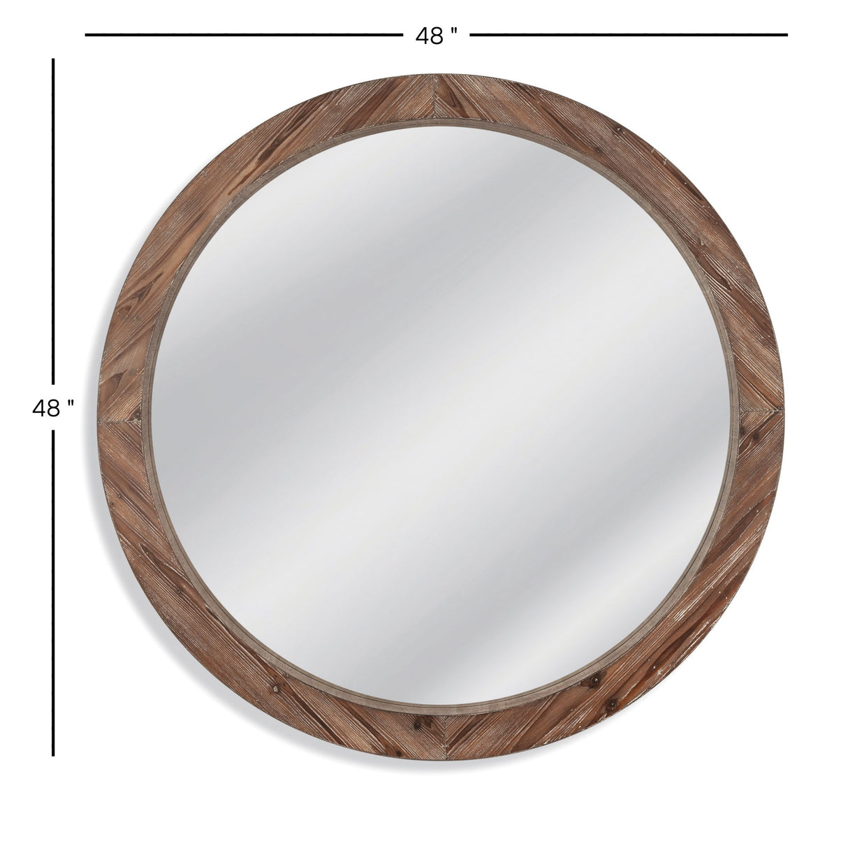 Jacques - Wall Mirror - Light Brown