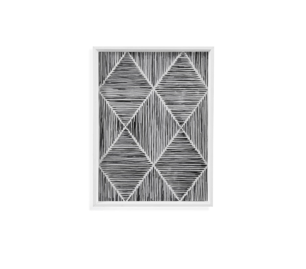 Vibrato III Framed Print - Gray