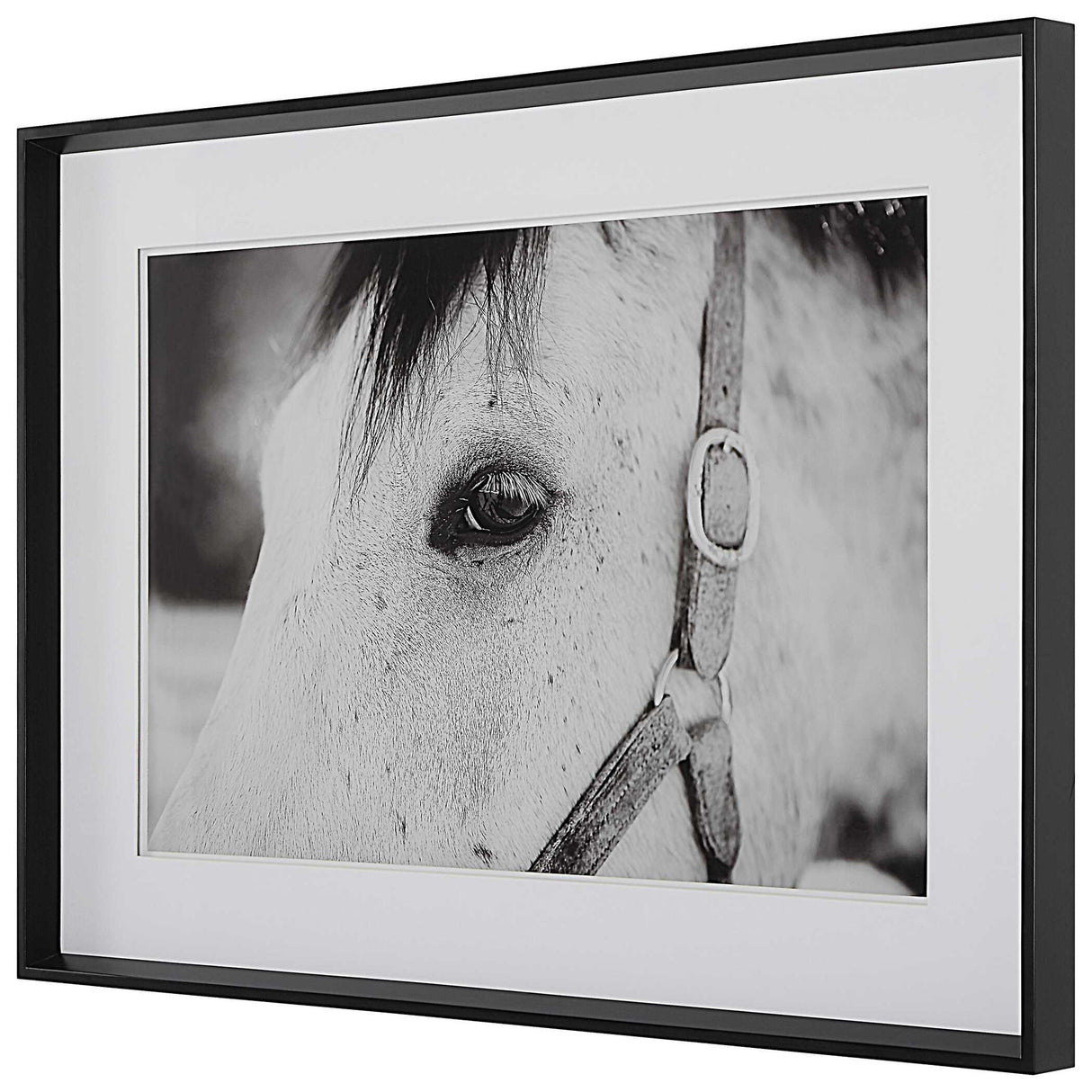 Eye Of The Beholder - Framed Print - White