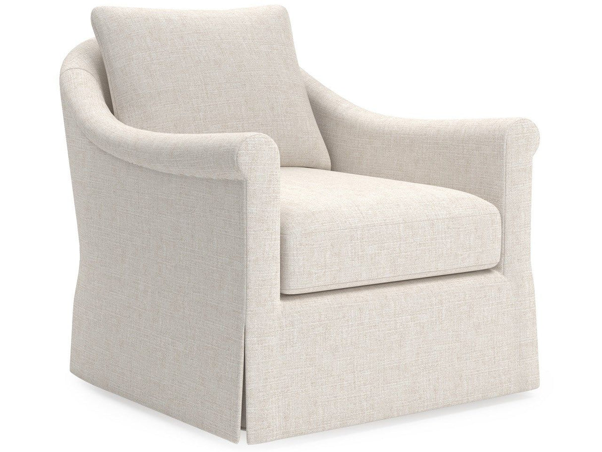 Rowan - Skirted Swivel Glider, Special Order - White
