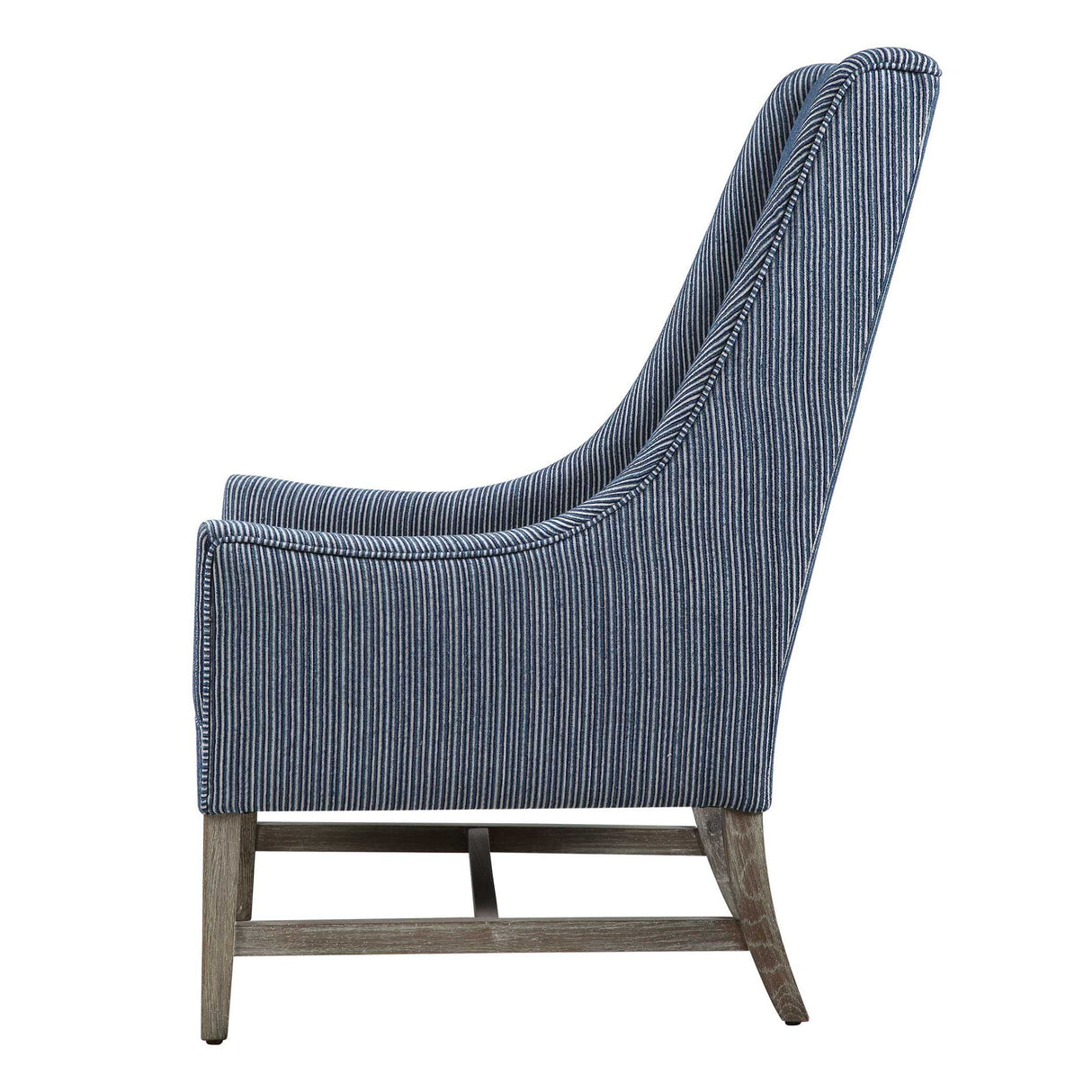 Galiot - Wingback Accent Chair - Blue