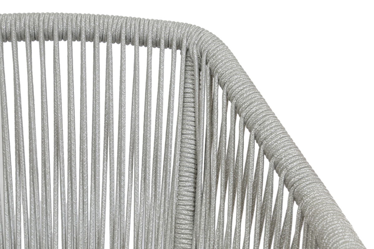 Miami - Dining Chair, With Self Welt - Echo Ash / Pearl Silver