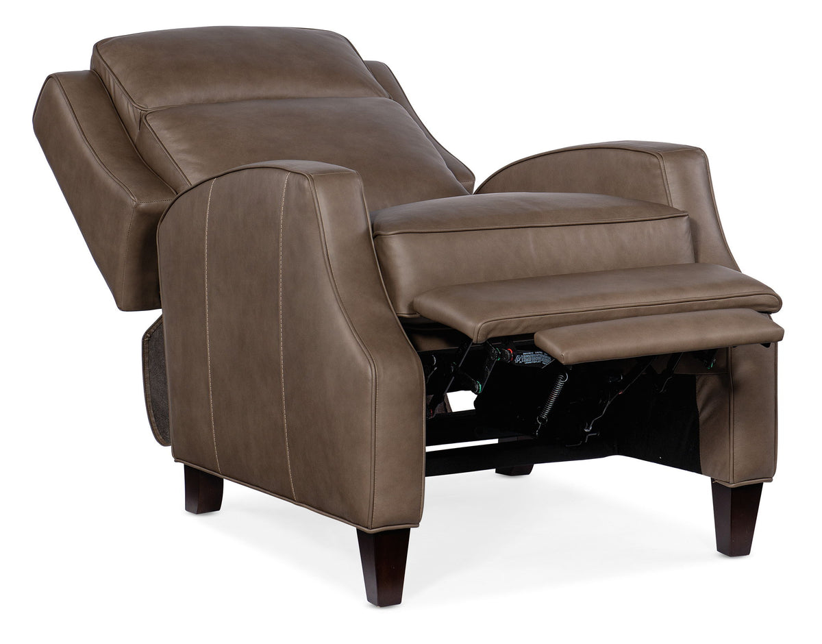 RC - Tricia Manual Push Back Recliner - Dark Brown