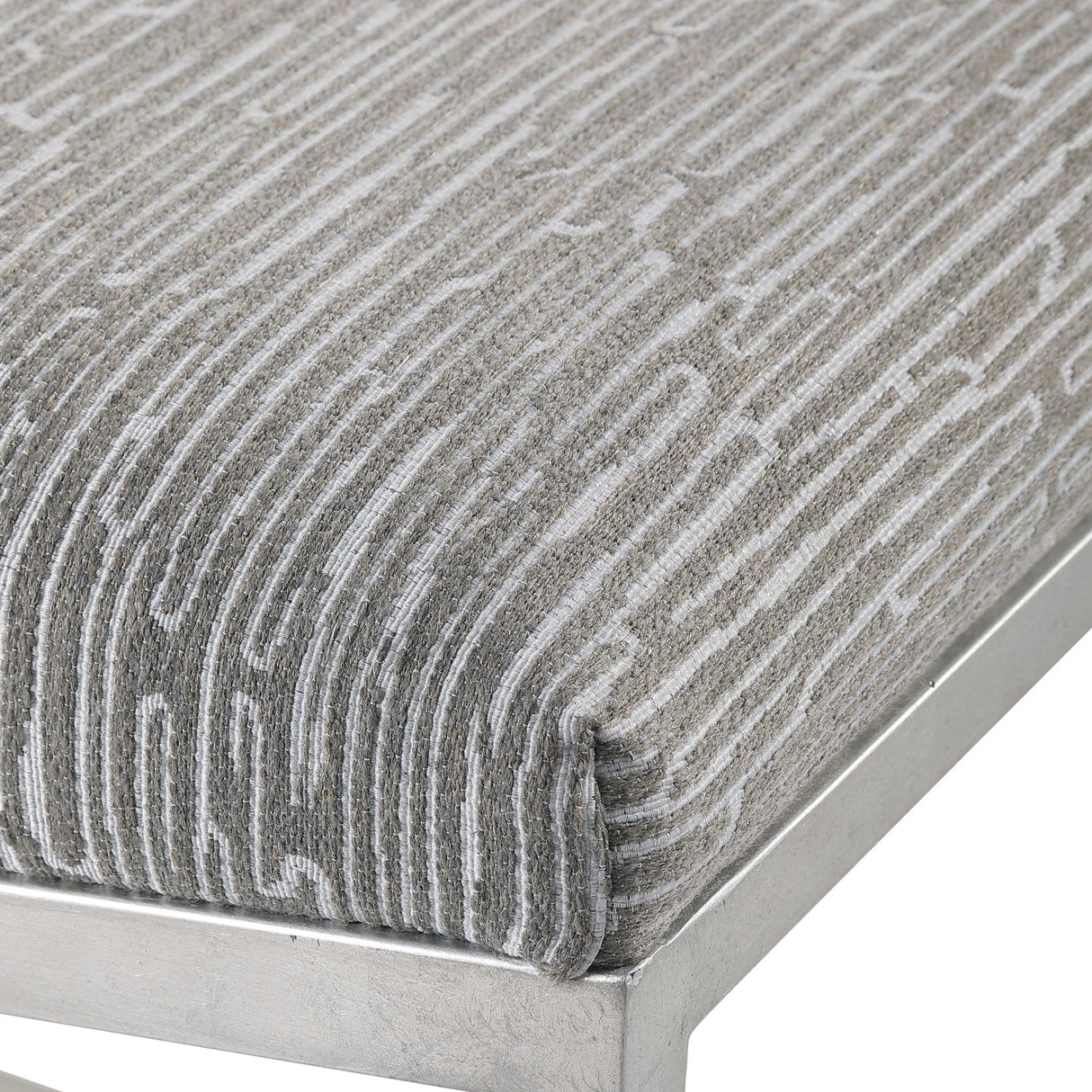 Uphill Climb - Geometric Bench - Pearl Silver