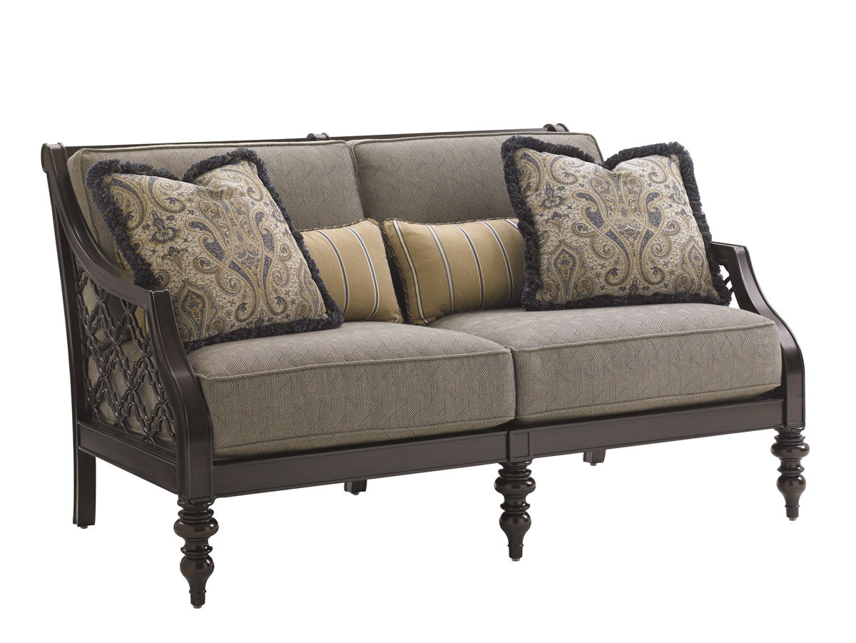 Royal Kahala Black Sands - Loveseat - Dark Brown / Light Brown