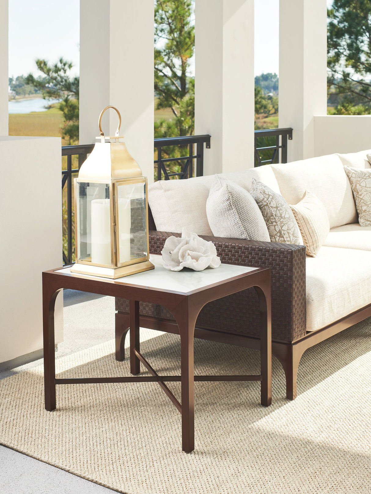 Abaco - End Table - Dark Brown