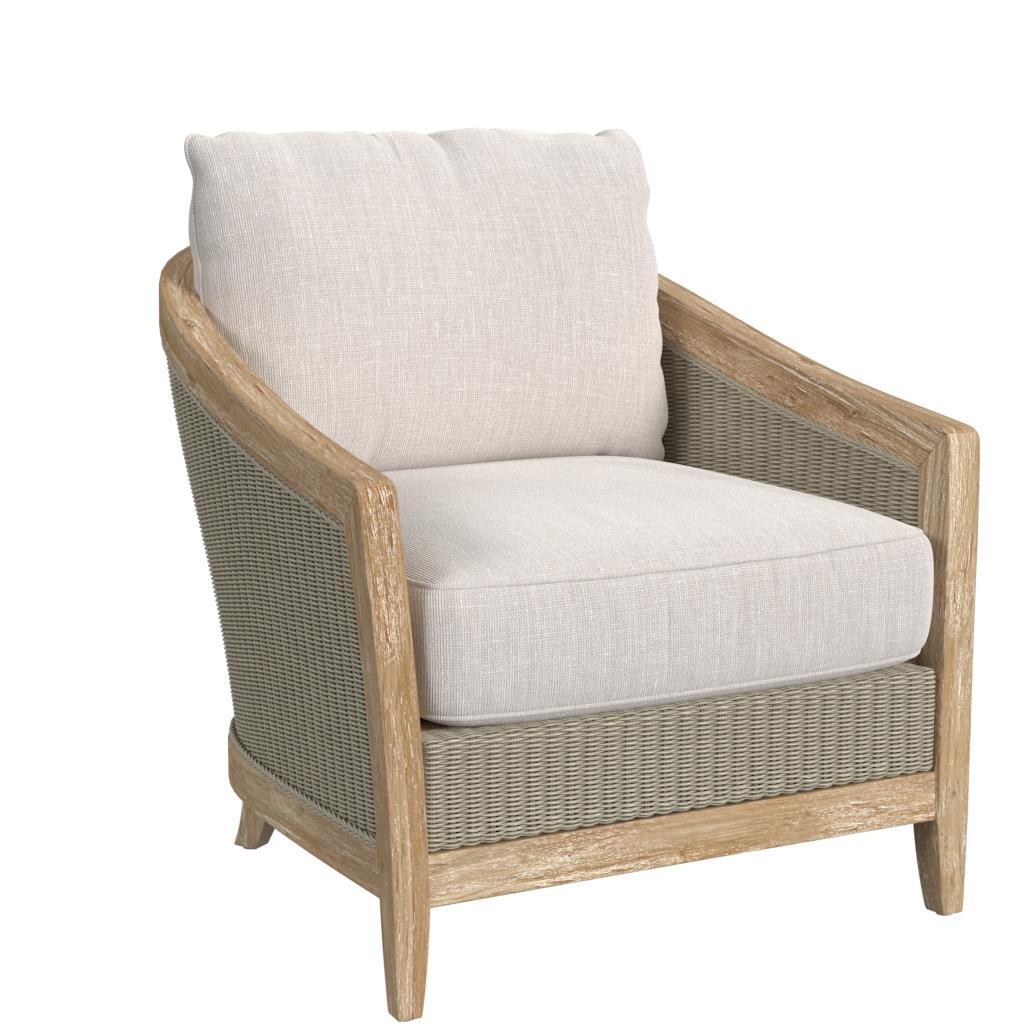 Cambria - Club Chair - Gray / White
