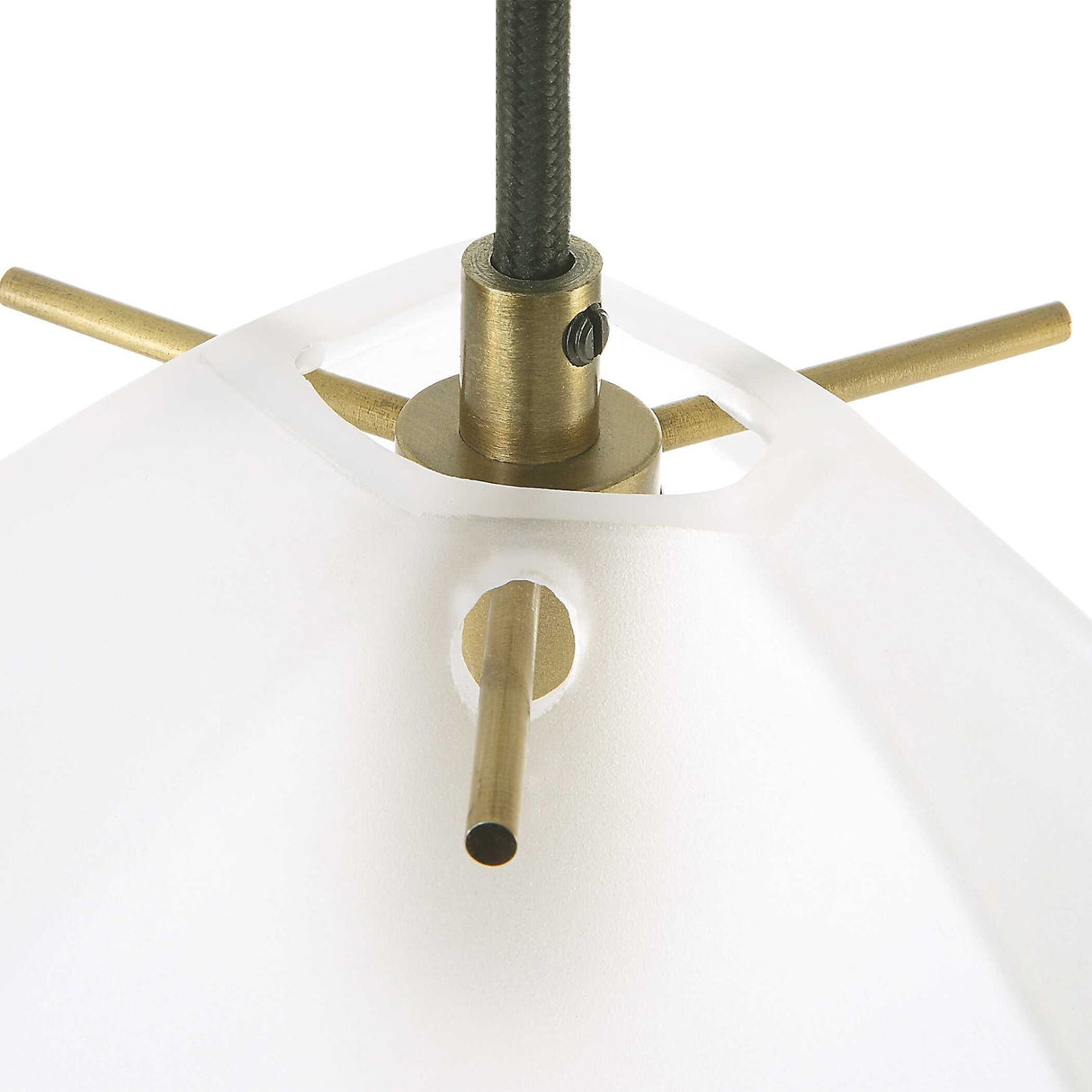 Geodesic - 1 Light Mini Pendant - White