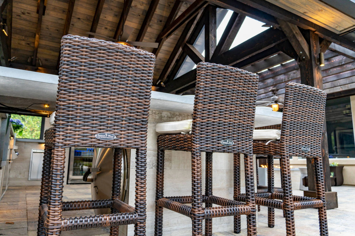 Montecito - Stool, With Self Welt