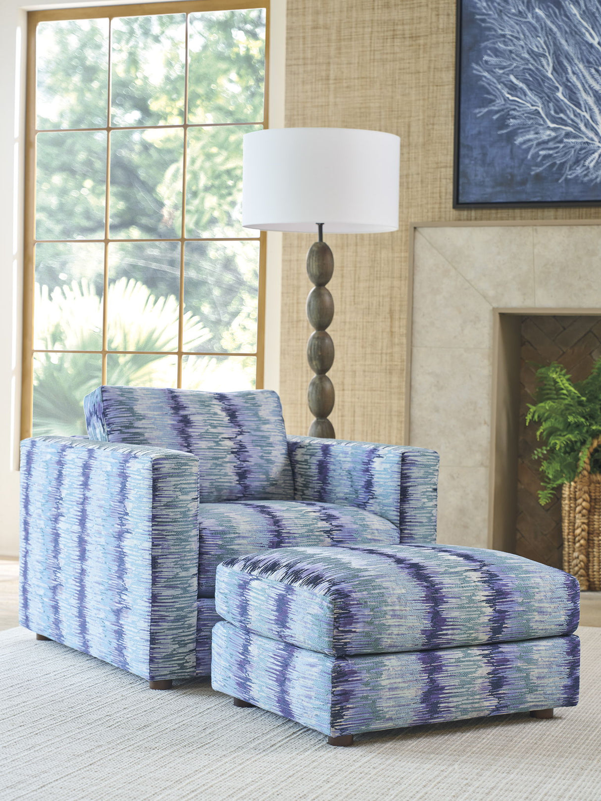 Key Biscayne - Granville Ottoman