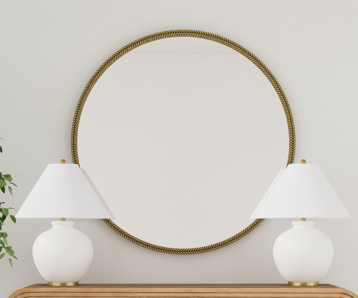 Hawthorne - Wall Mirror - Brown