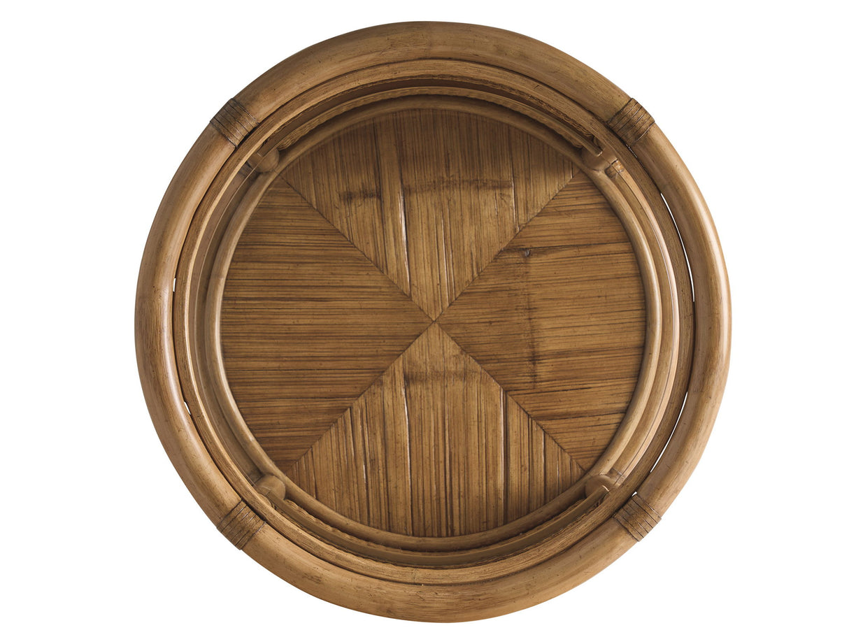Key Biscayne - Tortuga Round End Table - Light Brown