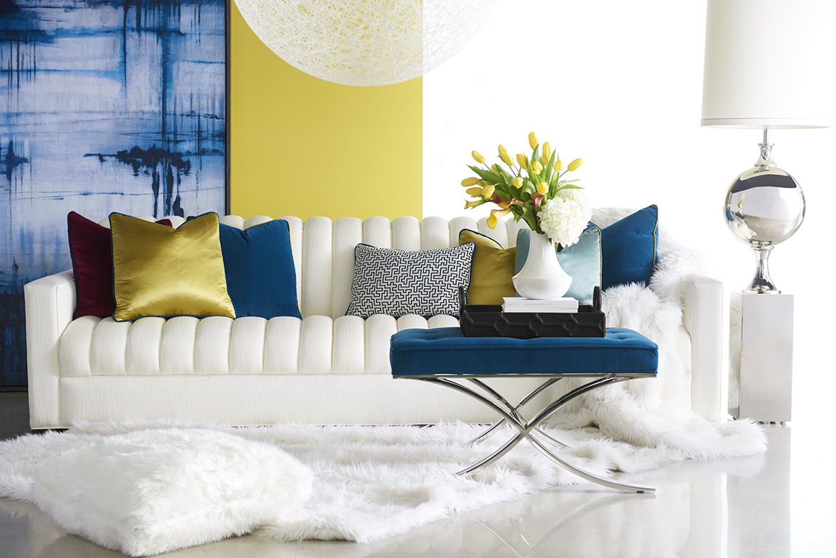 Tower Place - Hancock Sofa - Purple