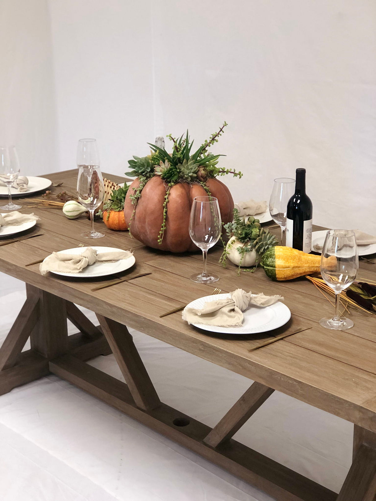 Coastal Teak - Trestle Dining Table - Teak