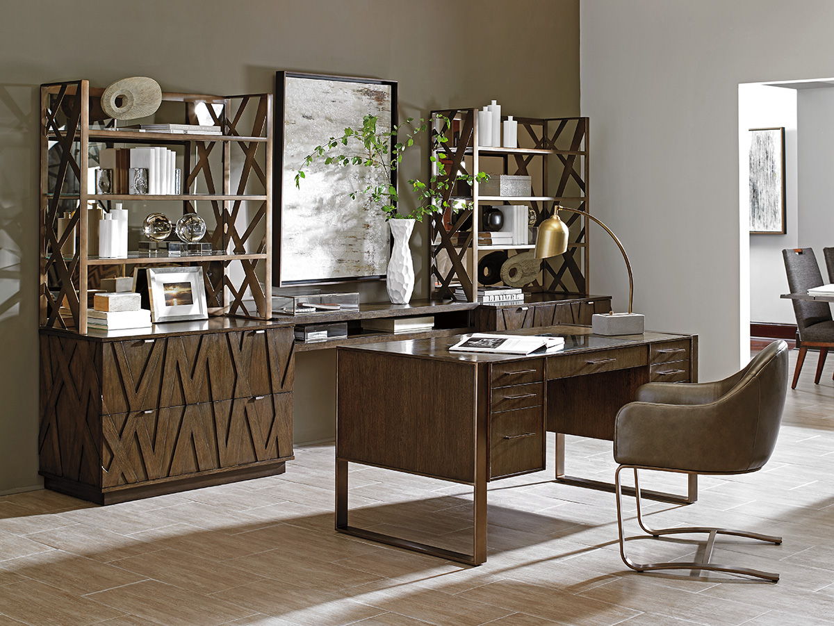 Cross Effect - Structure Desk - Dark Brown