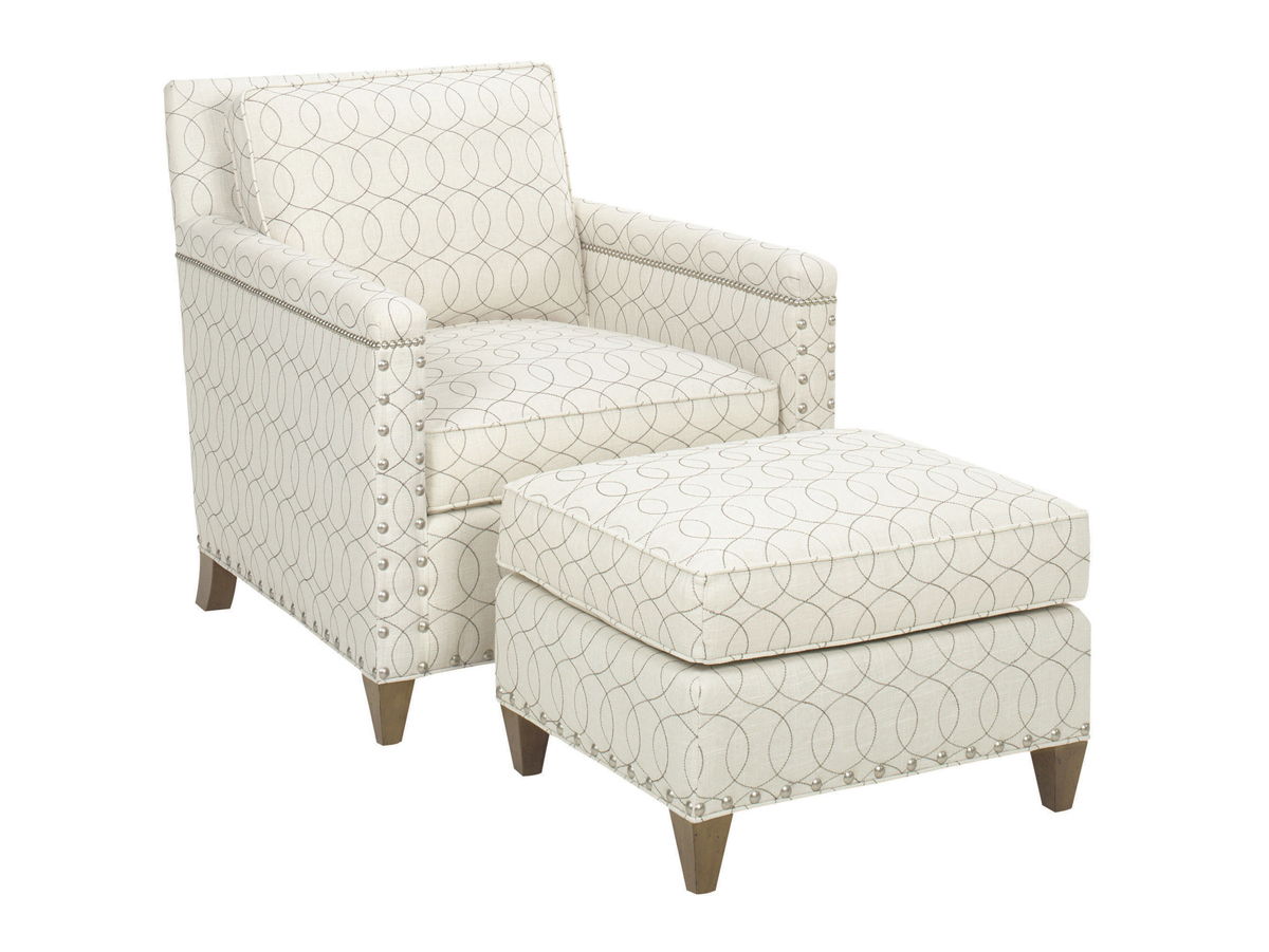 Lexington Upholstery - Chase Ottoman - White