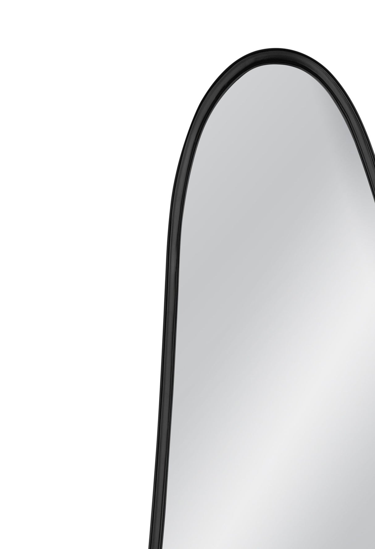 Mia - Wall Mirror - Glossy Black