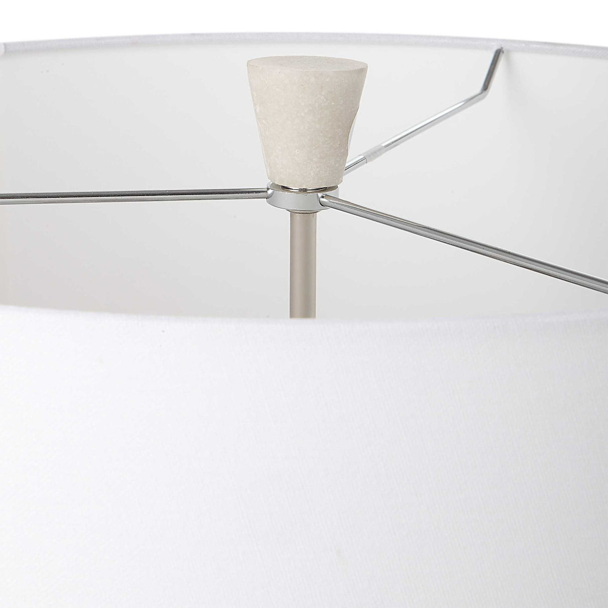 Sharma - Stone Table Lamp - White