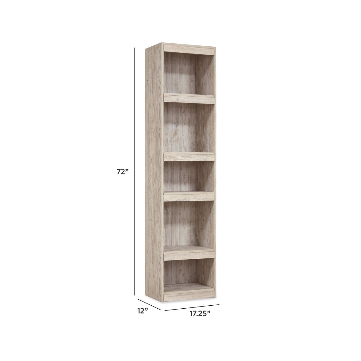 Willowton - Pier - 4 Shelves - Whitewash