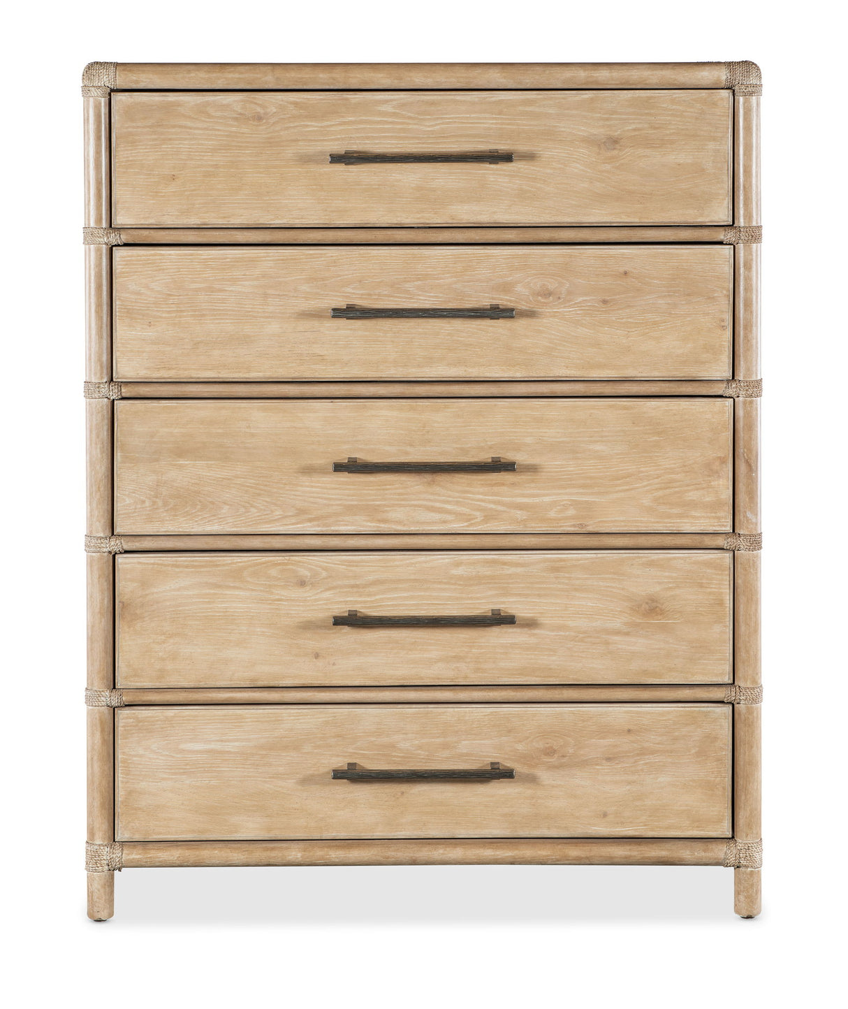 Retreat - Pole Rattan Five-Drawer Chest